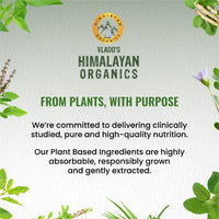 Vlado's Himalayan Organics Vegetarian Omega 3 - 1120 MG Supplement | 3X Strength | Veg DHA | Vegetarian Omega 3 | Algal DHA | Plant Based | No Fish oil Used I Healthy Heart, Joints & Eyes I Omega Capsules for Men & Women- 60 Veg Capsules - 8