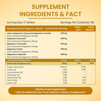 Vlado's Himalayan Organics 5X Strength Liposomal Magnesium Supplement - 2100mg+ with Chelated Magnesium Glycinate, Citrate, Oxide, Threonate, Aspartate & Triple magnesium Complex | For Sleep, Cramps, Recovery, Nerve & Muscle Function, Clinically Proven, 1 - 6
