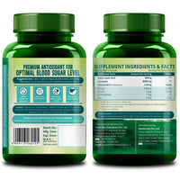 Vlado's Himalayan Organics Alpha Lipoic Acid 300mg | Boost Liver Function, Healthy Blood Sugar, Antioxidant | Good For Nerves And Heart Functioning - 60 Veg Capsules - 4