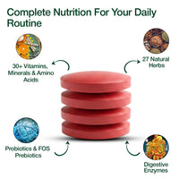 Vlado's Himalayan Organics Immunity Multivitamin Tablet for Men & Women with Probiotic 90+Vital Nutrients and 9+ Probiotic blends for Increase Energy & Immunity - Boost stamina, Strength & Muscles and Overall Health I Best Multi vitamin for Men & Women- 1 - 4