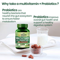 Vlado's Himalayan Organics Immunity Multivitamin Tablet for Men & Women with Probiotic 90+Vital Nutrients and 9+ Probiotic blends for Increase Energy & Immunity - Boost stamina, Strength & Muscles and Overall Health I Best Multi vitamin for Men & Women- 1 - 8