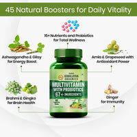Vlado’s Himalayan Organics Multivitamin with Probiotics – 60 Veg Tablets | 60 Ingredients for Men & Women - 5