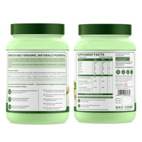 Vlado Himalayan Organics Plant Protein Powder – 28g Protein, 5g BCAA | Organic Pea Protein | Vegan, Clean, Unflavoured, 500 gm - 2
