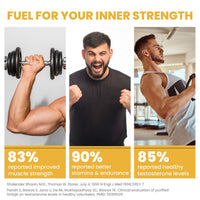 Vlado's Himalayan Organics Testosterone Booster for Men – 2800mg | Ashwagandha, Shilajit, Gokshura & 17+ Herbs | Boost Strength, Stamina, Energy & Muscle | 90 Veg Tablets - 3