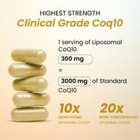 Vlado's Himalayan Organics Liposomal CoQ10 300mg Capsules with B Vitamins 30 Capsules - 3