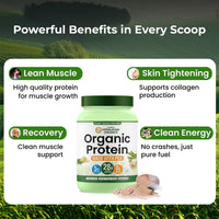 Vlado's Himalayan Organics Organic Pea Protein Powder Unflavoured | 28g Protein | 5g BCAA | Vegan Plant-Based Protein for Muscle Recovery 600 Grams - 5