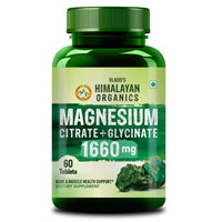 Vlado's Himalayan Organics Triple Magnesium Complex 1660mg Tablets | Magnesium Citrate, Glycinate & Oxide | Sleep, Muscle & Nerve Support 60 Tablets - 1