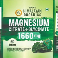 Vlado's Himalayan Organics Triple Magnesium Complex 1660mg Tablets | Magnesium Citrate, Glycinate & Oxide | Sleep, Muscle & Nerve Support 60 Tablets - 4