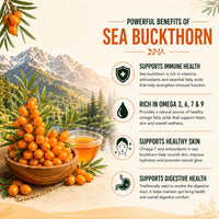 Vlado's Himalayan Organics Sea Buckthorn Tablets | Omega Fatty Acids | Sea Buckthorn 60 Tablets - 5