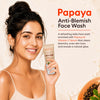 VLCC Anti Blemish Papaya Glow Face Wash 100ml with Papaya Extract & Vitamin C Serum - 3
