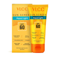 VLCC Aqua Light Sunscreen Gel SPF 60 PA++++ 100g, High UVA & UVB Protection 100 gm