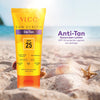VLCC De - Tan Sun Screen Lotion - SPF 25 - 150ml X 2 | Buy One Get One (300ml)