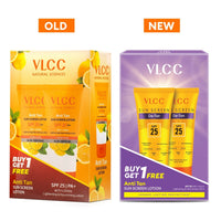 VLCC De - Tan Sun Screen Lotion - SPF 25 - 150ml X 2 | Buy One Get One (300ml)