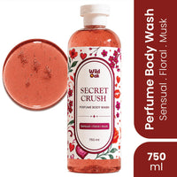 Wild Oak WildOak Secret Crush Perfume Body Wash | 750ml | for Men & Women | Premium Fragrance Shower Gel | Long-Lasting Floral & Musk Scent | Refreshing Cleansing Body Wash for Daily Bath - 5