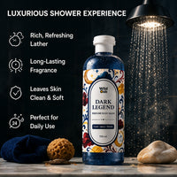 Wild Oak WildOak Dark Legend Perfume Body Wash | 750ml | for Men & Women | Premium Fragrance Shower Gel | Long-Lasting Spicy & Woody Scent | Refreshing Cleansing Body Wash for Daily Bath - 5