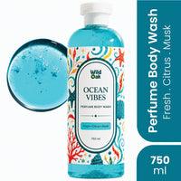 Wild Oak WildOak Ocean Vibe Perfume Body Wash | 750ml | for Men & Women | Premium Fragrance Shower Gel | Long-Lasting Fresh Citrus & Musk Scent | Refreshing Cleansing Body Wash for Daily Bath - 4