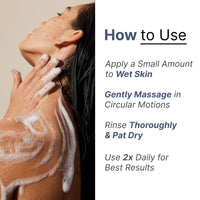 WildOak 5% Benzoyl Peroxide Acne Wash for Face & Body | 300ml