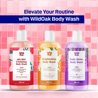 WildOak AHA BHA Exfoliating Body Wash | 300ml