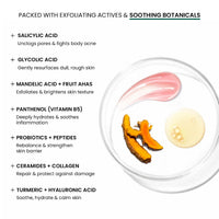 WildOak AHA BHA Exfoliating Body Wash | 750ml Value Pack