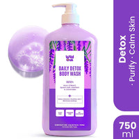WildOak Fitkari & Epsom Salt Body Wash | 750 ml Value Pack