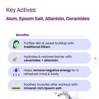 WildOak Fitkari & Epsom Salt Body Wash | 750 ml Value Pack