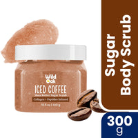 WildOak Iced Coffee Sugar Body Scrub | 300g