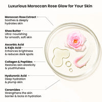 WildOak Moroccan Rose Sugar Body Scrub | 300g