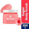 WildOak Pink Hibiscus Sugar Body Scrub | 300g