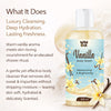 WildOak Vanilla Body Wash | 300ml | Hydrating & Moisturizing Shower Gel