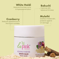 La Pink Young Forever Face Mask With White Haldi & Bakuchi Pack of 2