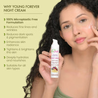 La Pink Young Forever Night Cream With White Haldi for All Skin Types 50 gm