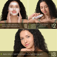 La Pink Young Forever Night Cream With White Haldi for All Skin Types 50 gm