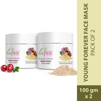 La Pink Young Forever Face Mask With White Haldi & Bakuchi Pack of 2