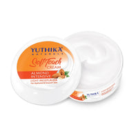 Yuthika Almond Intensive Light Moisturizer Cream 200ml | Non Sticky, Instant Hydration, Deep Nourishment | For Face, Hand & Body