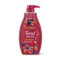 Yuthika Forest Berries Body Wash Shower Gel 750 ml | Gentle Cleanser for Women & Men | Nourishing Daily Bath Care