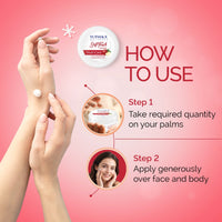Yuthika Fruit care Light Moisturizer Cream 200ml | Non Sticky, Instant Hydration, Deep Nourishment | For Face, Hand & Body | All Skin Types