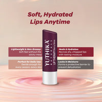 Yuthika Moisturizing Lip Balm – Berry Shine 4.8g | Repairs Dry, Damaged Lips with Natural Oils | Hydrated & Smooth Lips