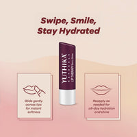 Yuthika Moisturizing Lip Balm – Berry Shine 4.8g | Repairs Dry, Damaged Lips with Natural Oils | Hydrated & Smooth Lips