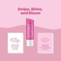 Yuthika Moisturizing Lip Balm – Pearl Rose 4.8g | Repairs Dry, Damaged Lips with Natural Oils | Hydrated & Smooth Lips
