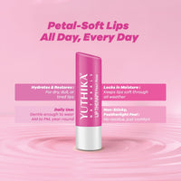 Yuthika Moisturizing Lip Balm – Pearl Rose 4.8g | Repairs Dry, Damaged Lips with Natural Oils | Hydrated & Smooth Lips