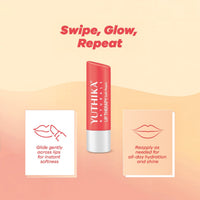 Yuthika Moisturizing Lip Balm – Soft Peach 4.8g | Repairs Dry, Damaged Lips with Natural Oils | Hydrated & Smooth Lips