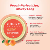 Yuthika Soft Peach Moisturizing Lip Balm 5g