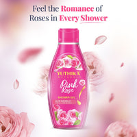 Yuthika Pink Rose Body Wash Shower Gel 250 ml | Gentle Cleanser for Women & Men | Refreshing All Skin Types Care
