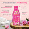 Yuthika Pink Rose Body Wash Shower Gel 250 ml | Gentle Cleanser for Women & Men | Refreshing All Skin Types Care