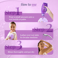Yuthika Purple Orchid Body Wash Shower Gel 250 ml | Gentle Cleanser for Women & Men | All Skin Types Daily Care