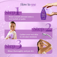 Yuthika Purple Orchid Body Wash Shower Gel 750 ml | Gentle Cleanser for Women & Men | All Skin Types Daily Care