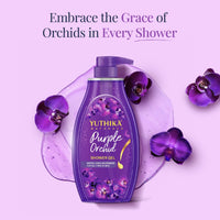 Yuthika Purple Orchid Body Wash Shower Gel 750 ml | Gentle Cleanser for Women & Men | All Skin Types Daily Care