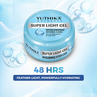 Yuthika Super Light Gel Face Moisturizer With Hyaluronic Acid 100ml | Oil-Free & Non Sticky | Face Gel For combination & Oily Skin | Moisturizer Cream