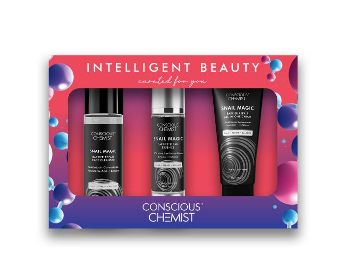 Conscious Chemist Snail Mucin Festive Bundle box for Men & Women