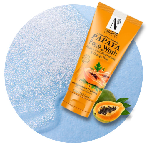 Buy NutriGlow Natural's Advanced Pro Formula Papaya Face Wash Online